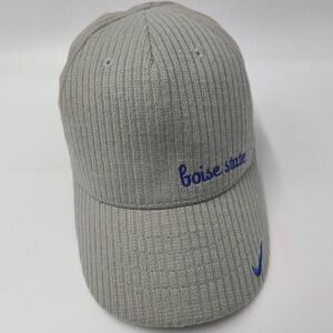 Women Boise State Broncos Hat Nike Strapback‎ Gray Blue NCAA University Script
